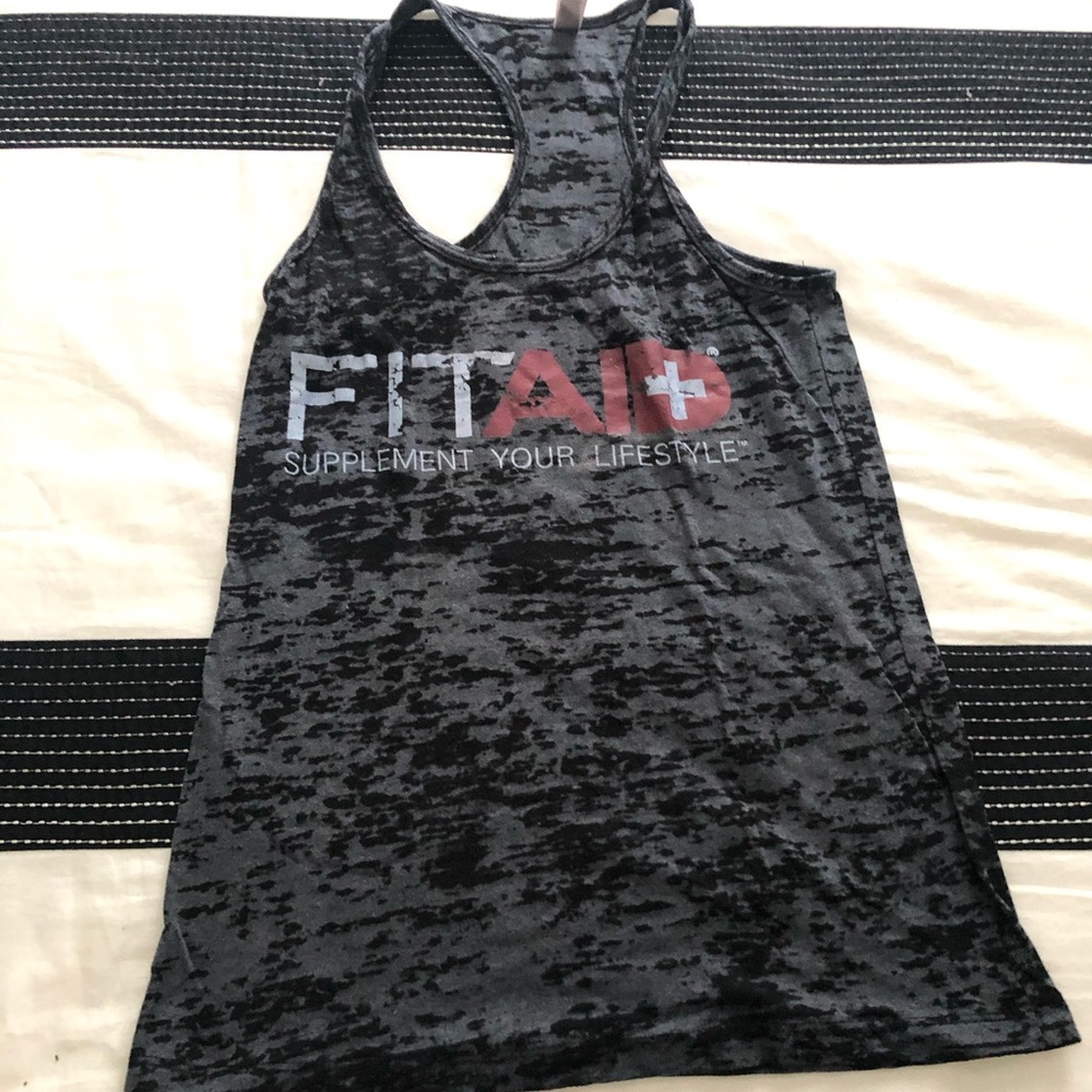 Fitaid heather gray tank